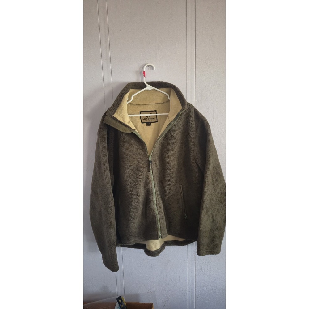 Red Wing‎ Irish Setter Jacket Oversized Mens XL Hunting Full Zip Fleece Green